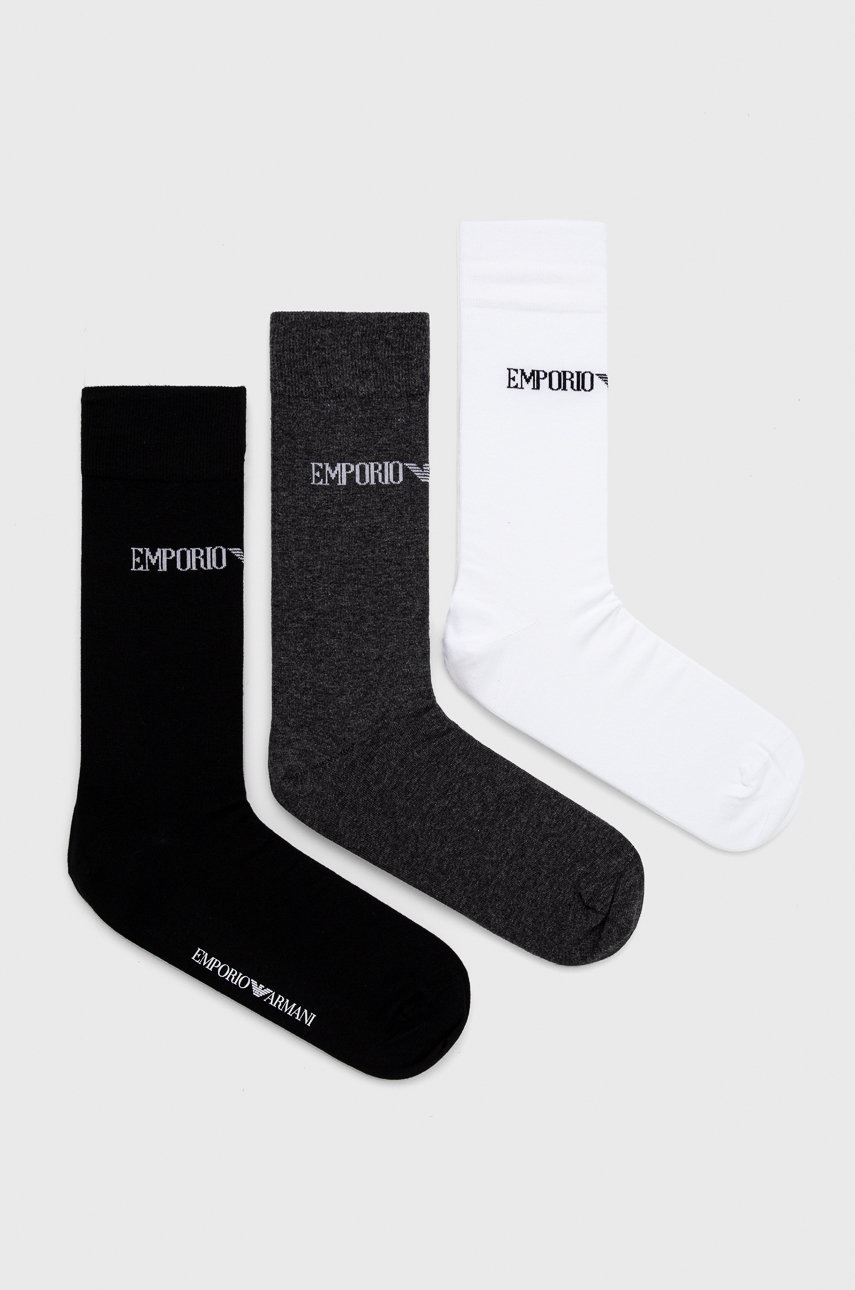 

Чорапи Emporio Armani Underwear мъжки в черно, Черен