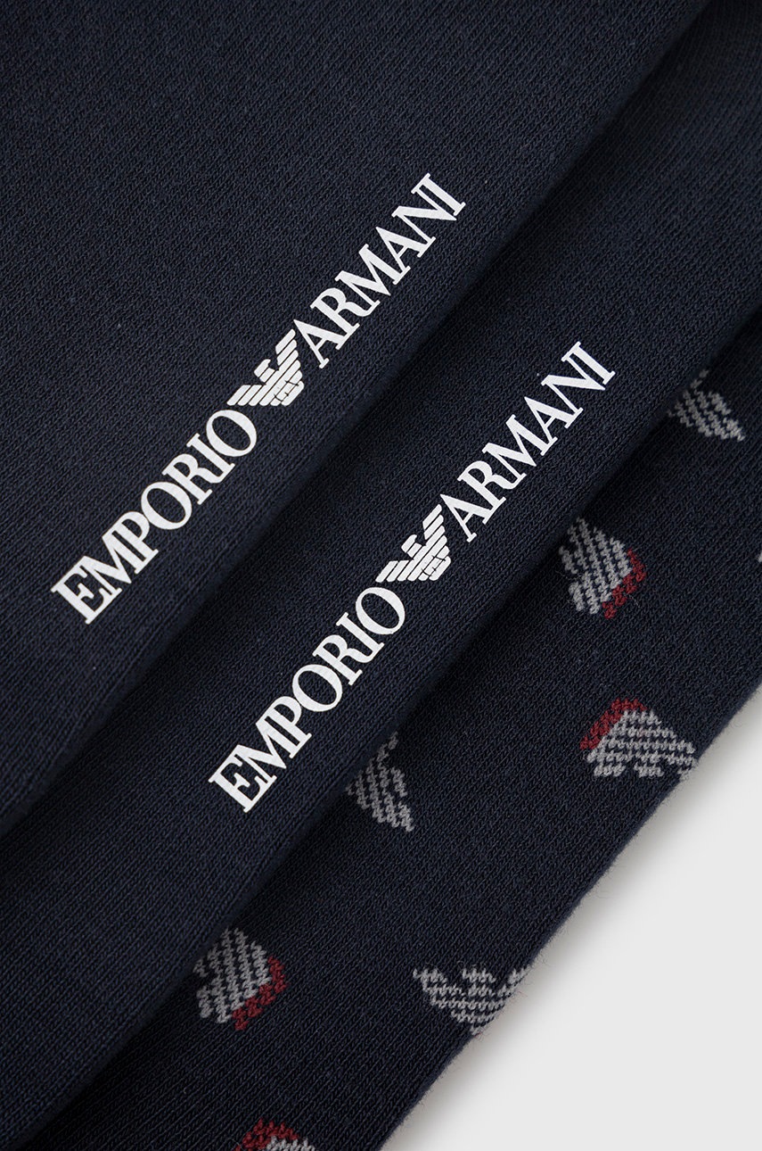 

Шкарпетки Emporio Armani Underwear (3-pack) чоловічі колір синій
