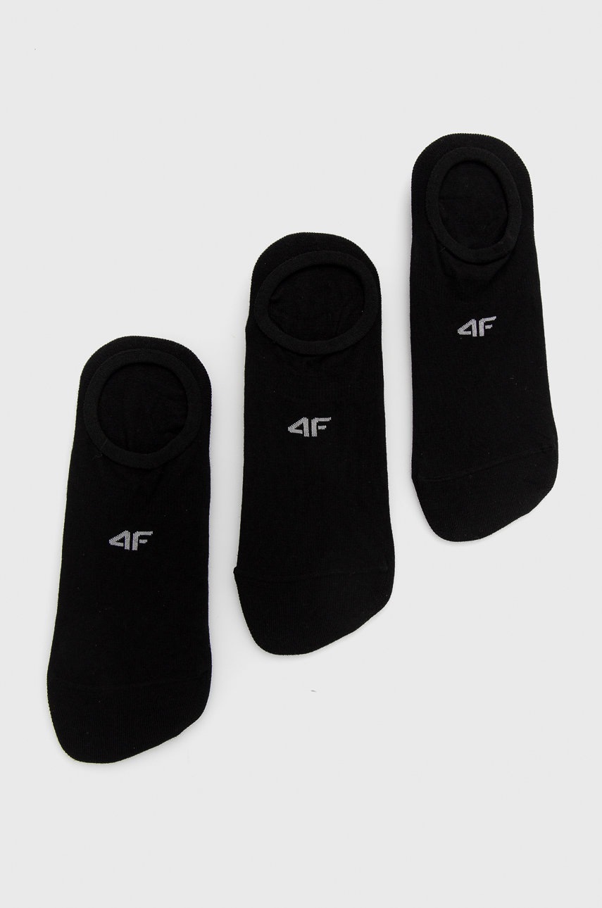 

Чорапи 4F (3 чифта) мъжки в черно, Черен