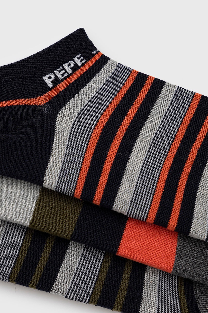 

Шкарпетки Pepe Jeans Coleridge (3-pack) чоловічі колір сірий