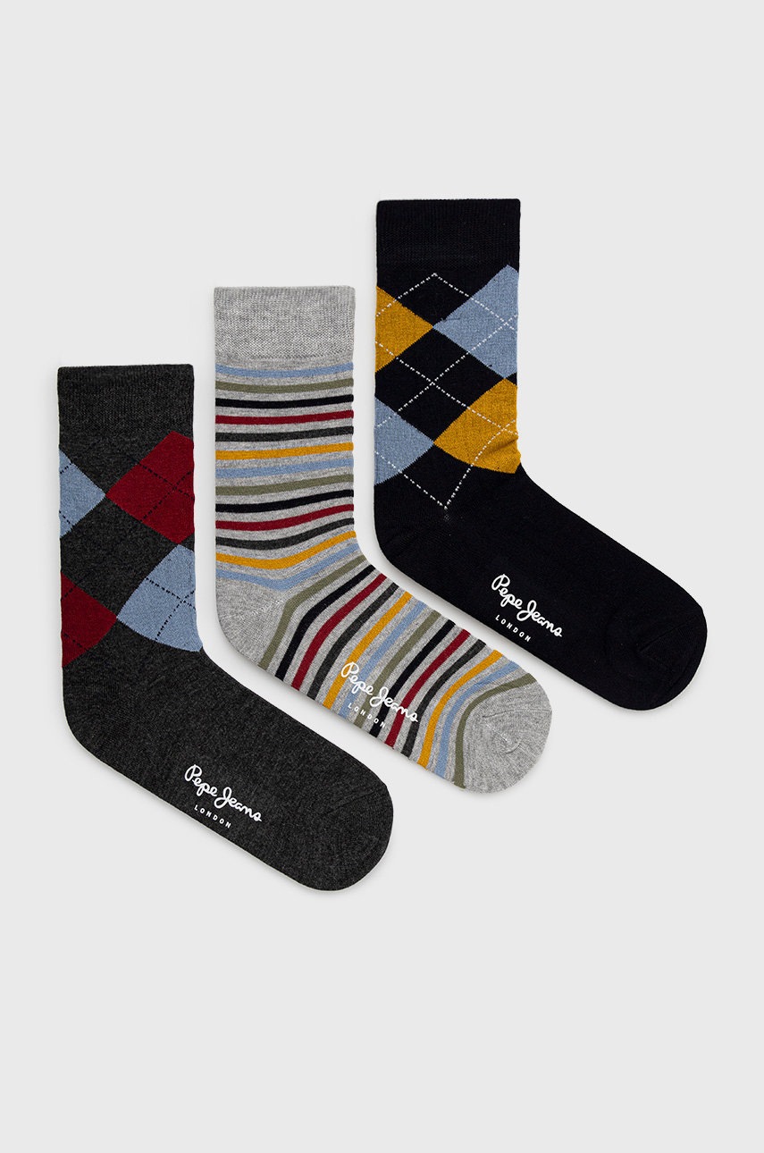 

Чорапи Pepe Jeans Ashford (3 чифта) мъжки, Многоцветен