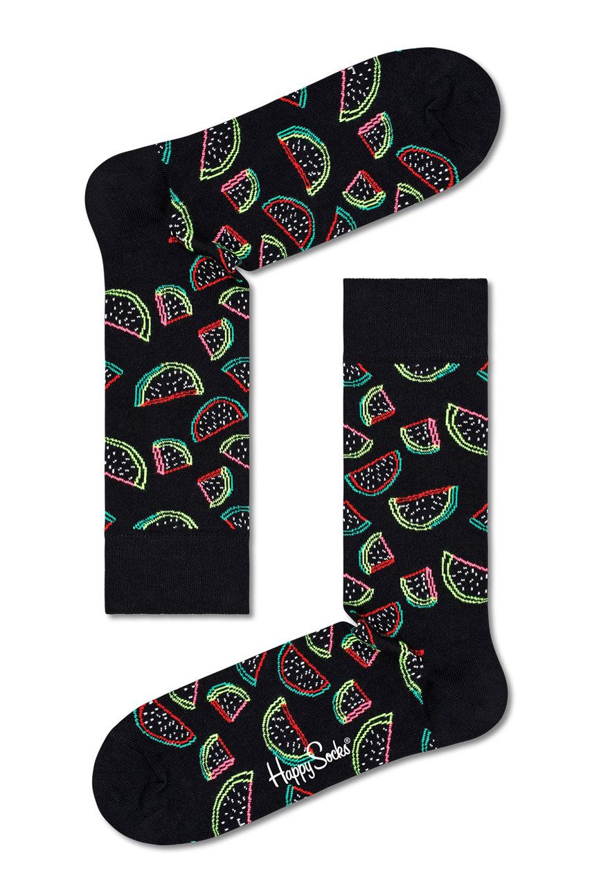 Happy Socks Skarpetki Watermelon męskie kolor czarny