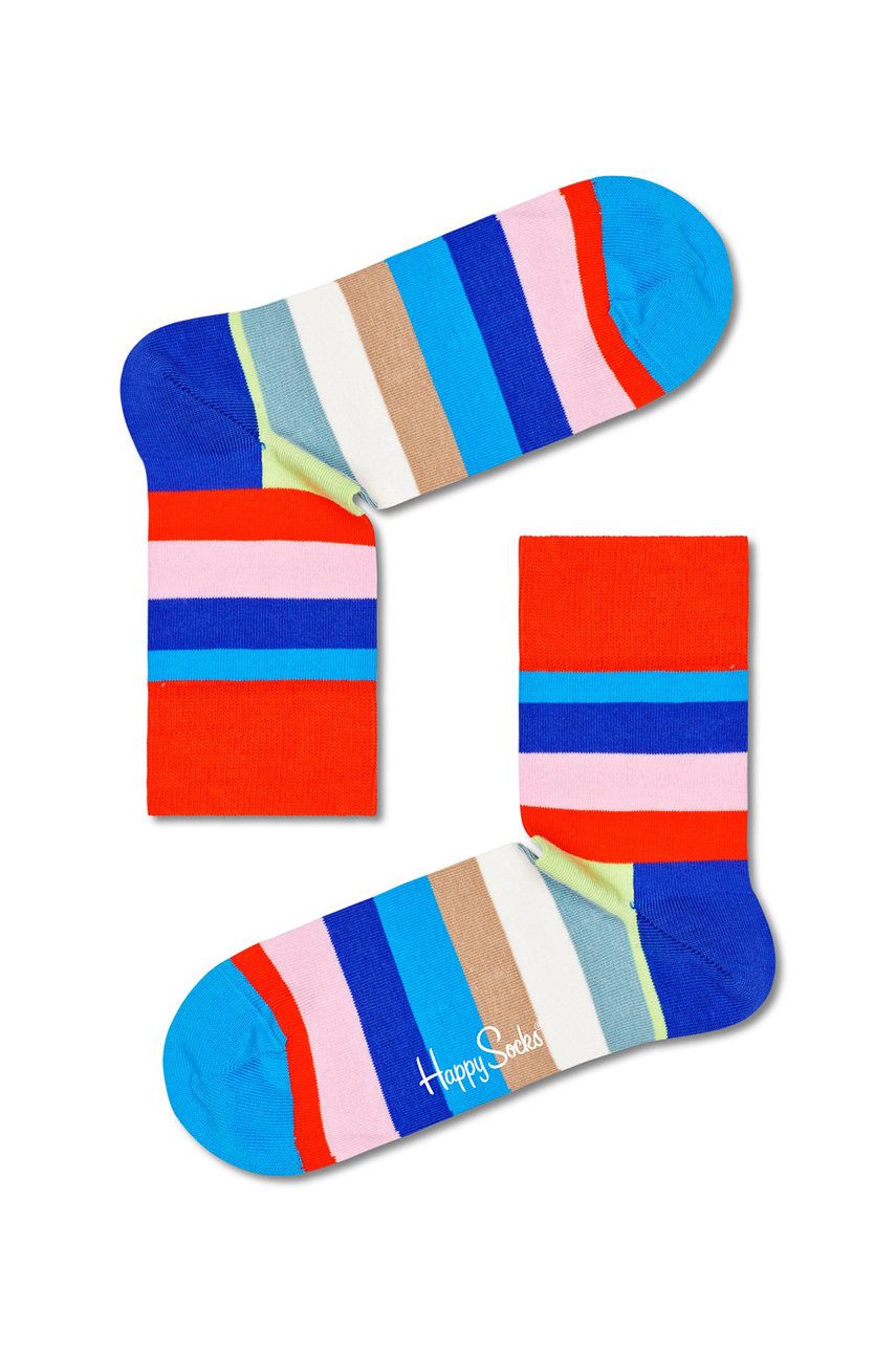 Happy Socks Skarpetki Stripe Half Crew męskie