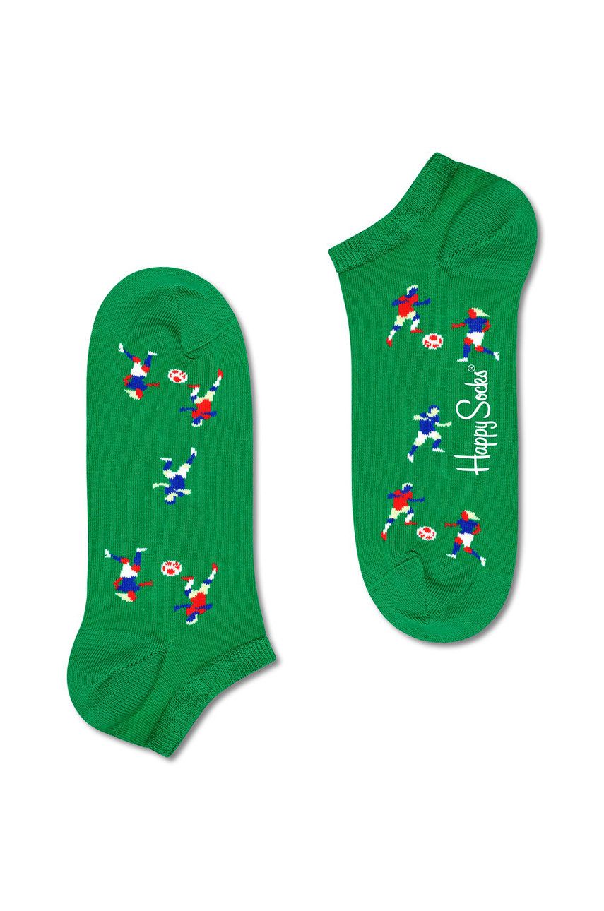 

Шкарпетки Happy Socks Football Low чоловічі колір зелений