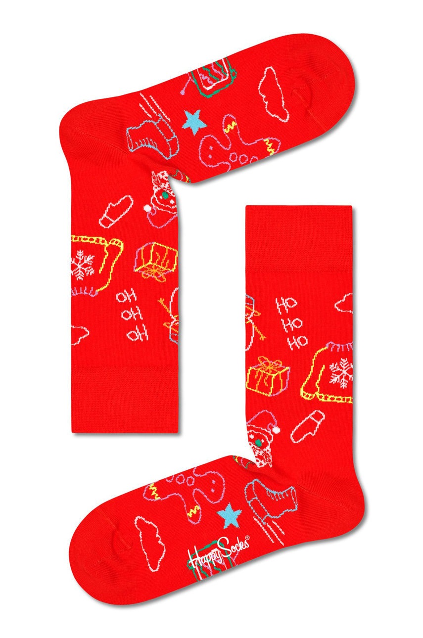 

Шкарпетки Happy Socks чоловічі колір червоний