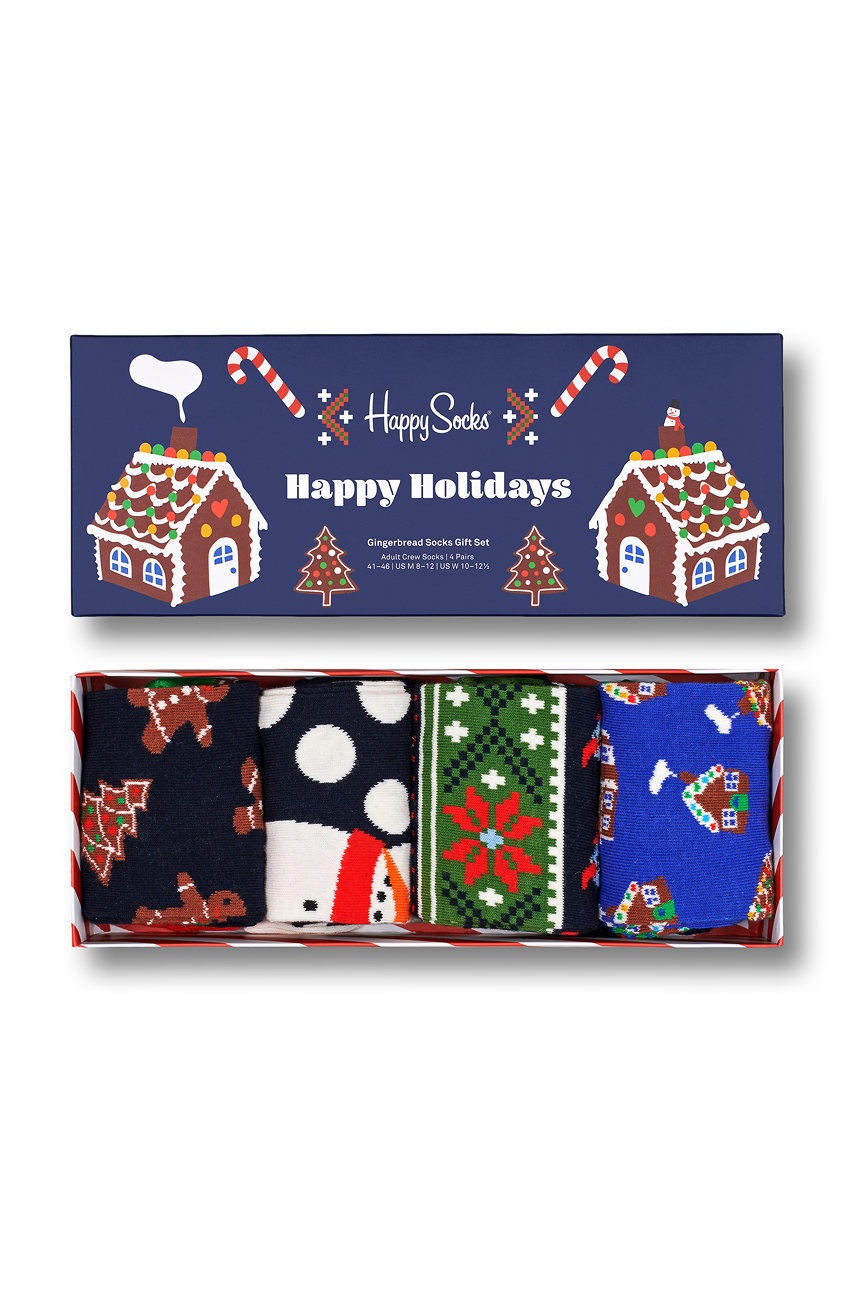

Happy Socks - Чорапи Gingerbread Cookies (4 чифта), Многоцветен