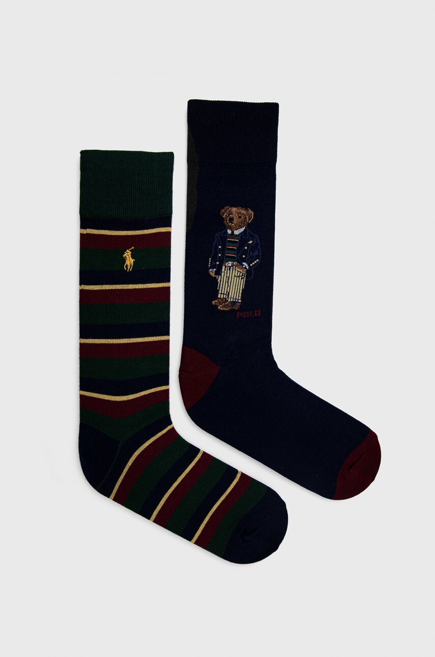 

Чорапи Polo Ralph Lauren (2 чифта) в тъмносиньо, Тъмносин