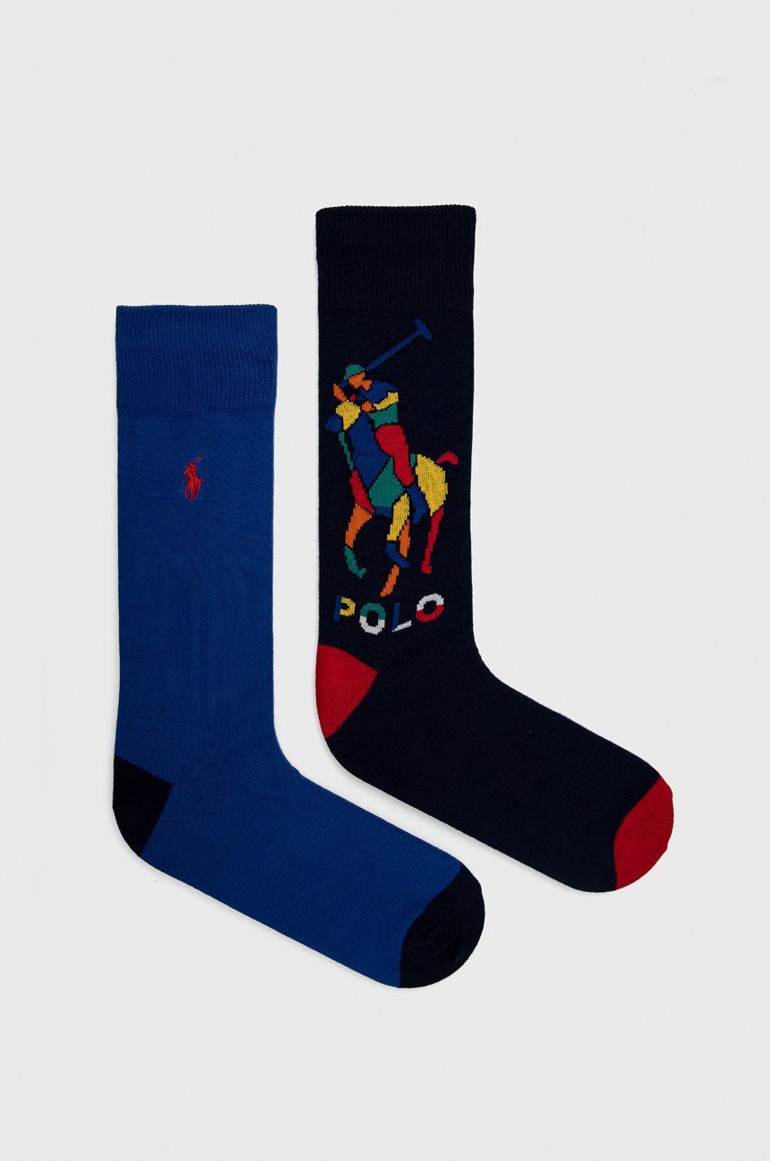 

Чорапи Polo Ralph Lauren (2 чифта) в тъмносиньо, Тъмносин