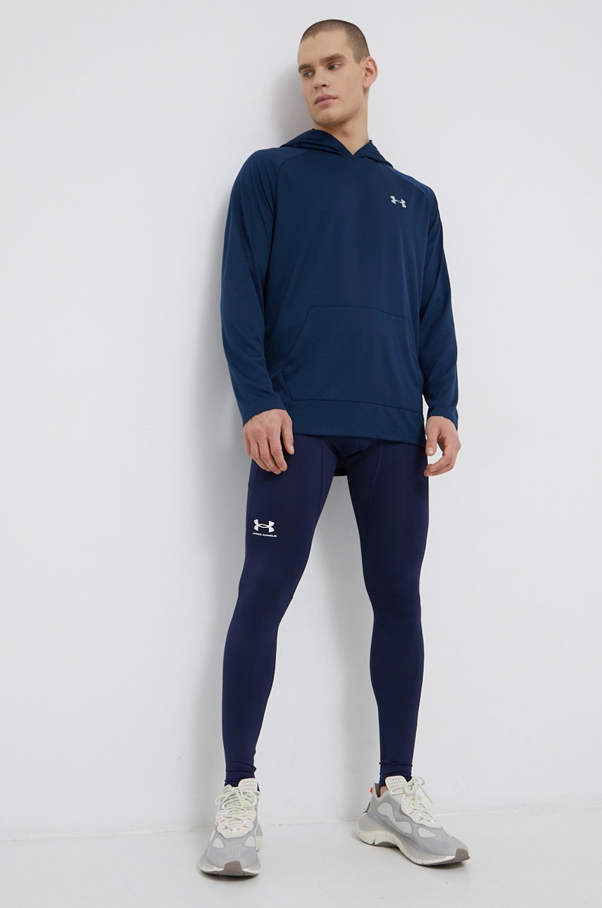 

Легінси Under Armour 1366075 чоловічі колір синій гладке
