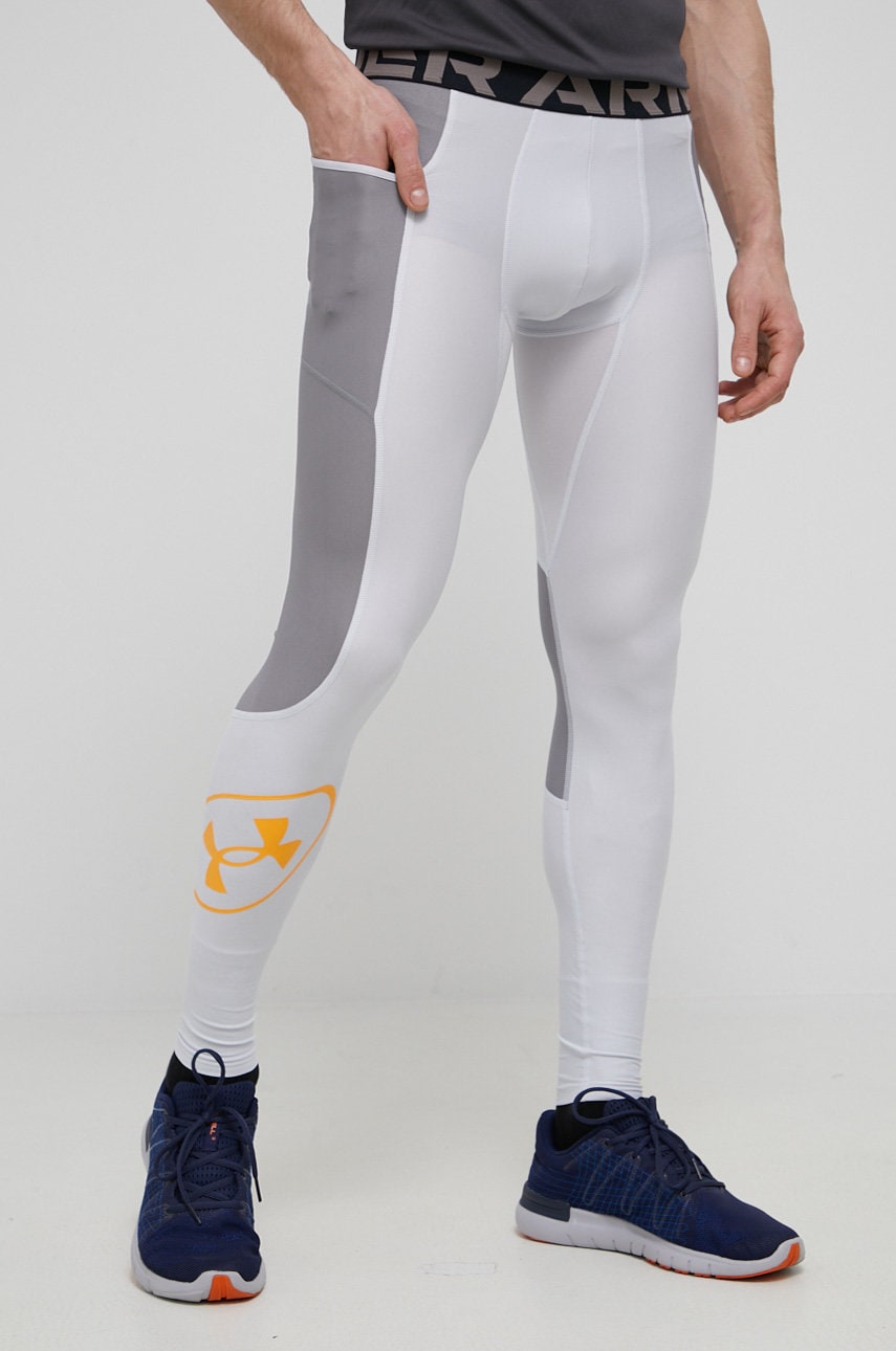 Under armour colanti barbati, culoarea gri, modelator