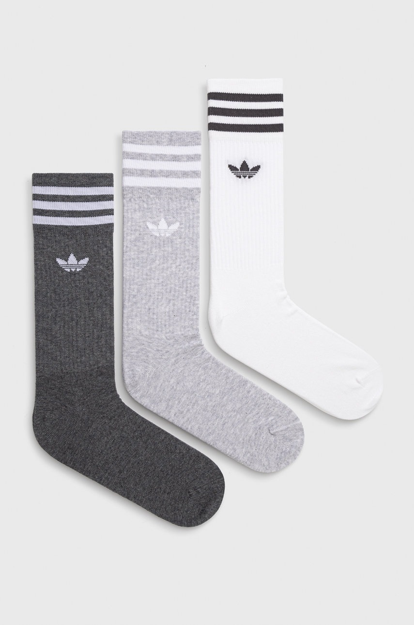 

adidas Originals - Чорапи (3 чифта), Сив