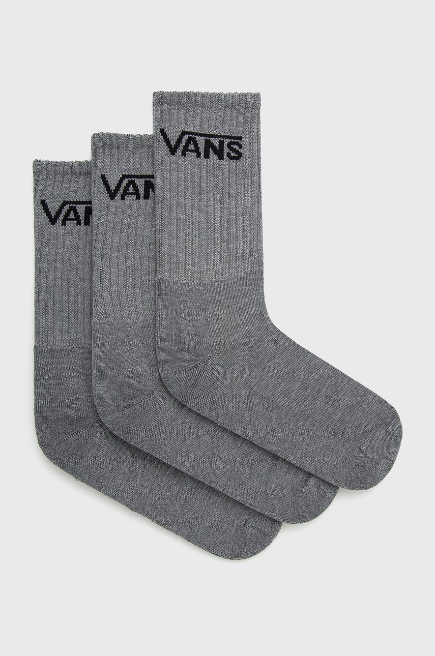 Ponožky Vans pánské, šedá barva, VN000XRZHTG1-grey - šedá -  2% Elastan