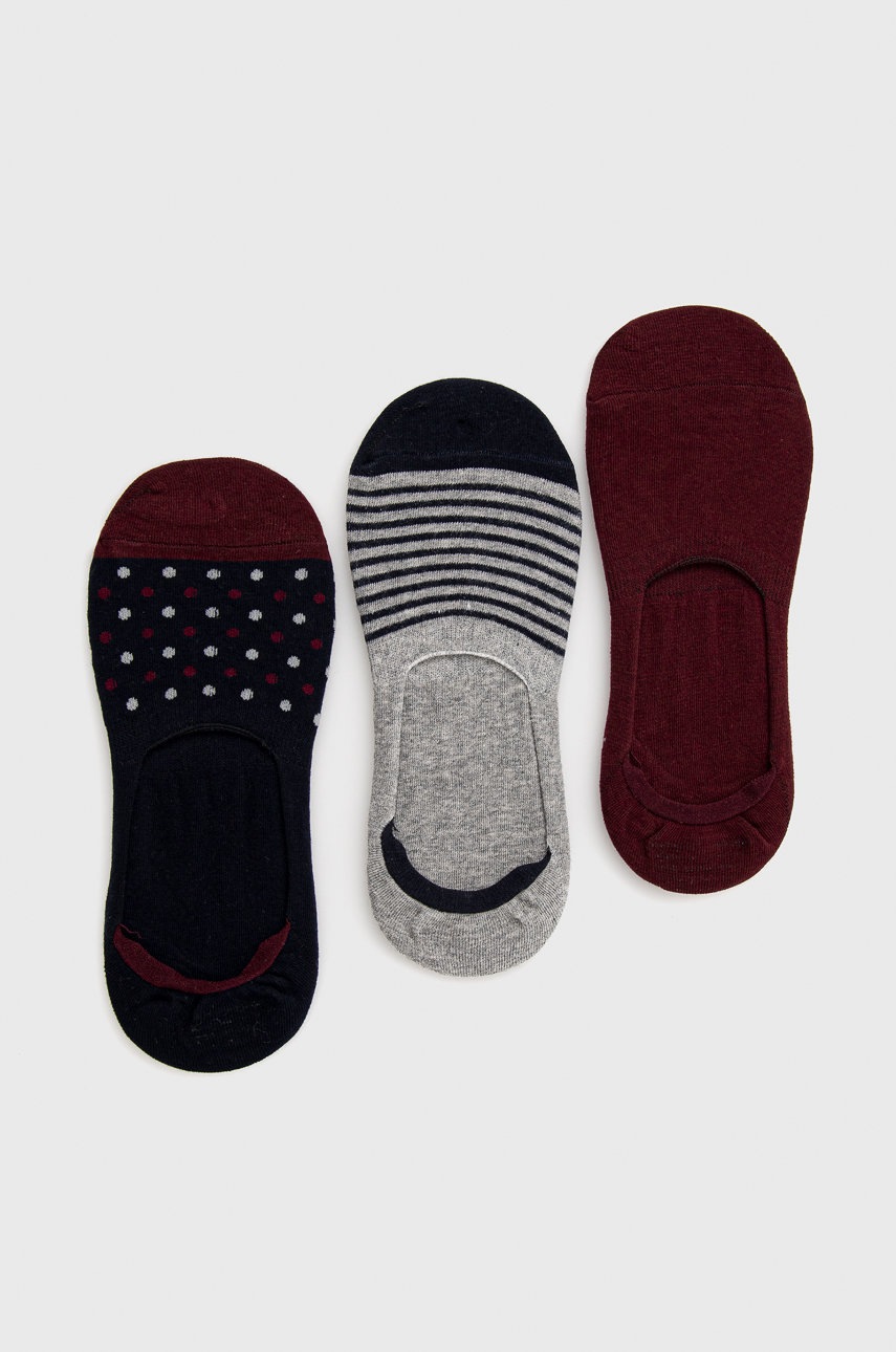 

Чорапи Aldo Slopyllan (3 чифта) мъжки в бордо