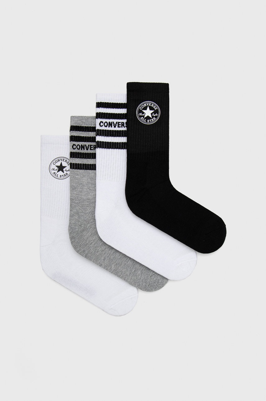 

Чорапи Converse (6 чифта) мъжки в бяло, Бял