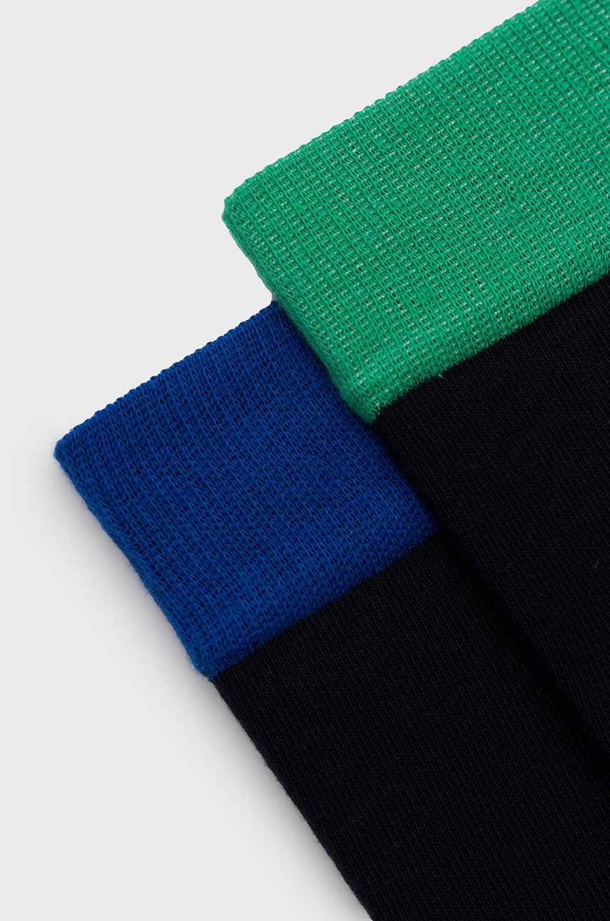 

Шкарпетки United Colors of Benetton (2-pack) чоловічі колір чорний