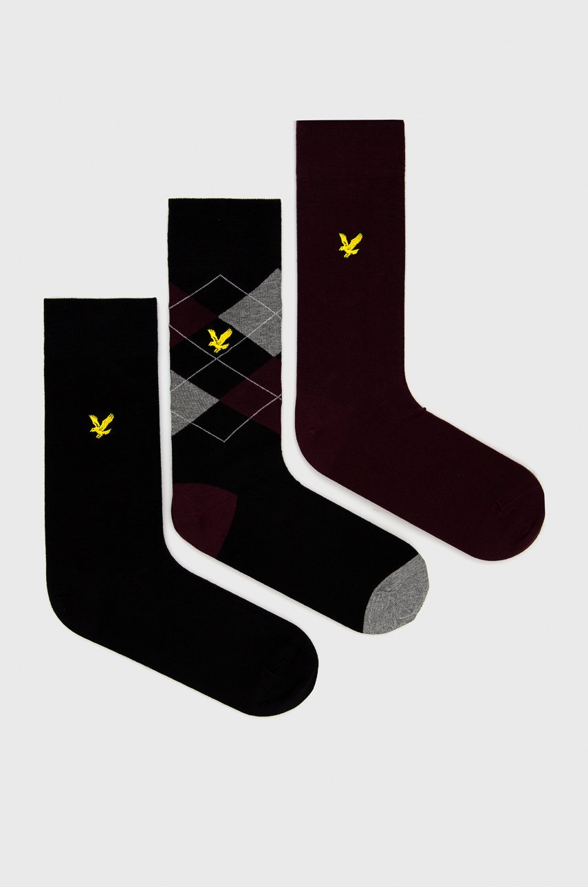 

Чорапи Lyle & Scott (3 чифта), Многоцветен