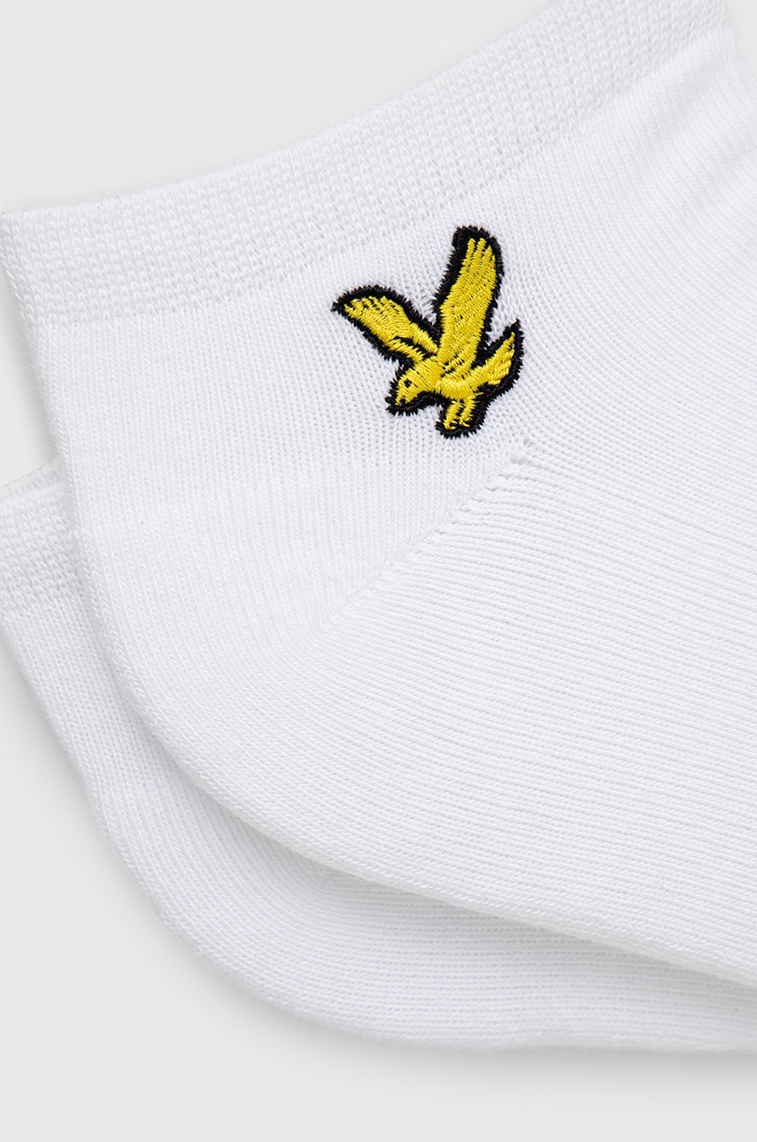 

Шкарпетки Lyle & Scott (5-pack) колір білий