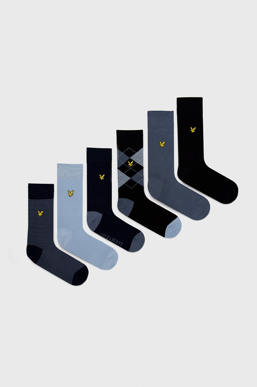 

Чорапи Lyle & Scott (6 чифта), Син