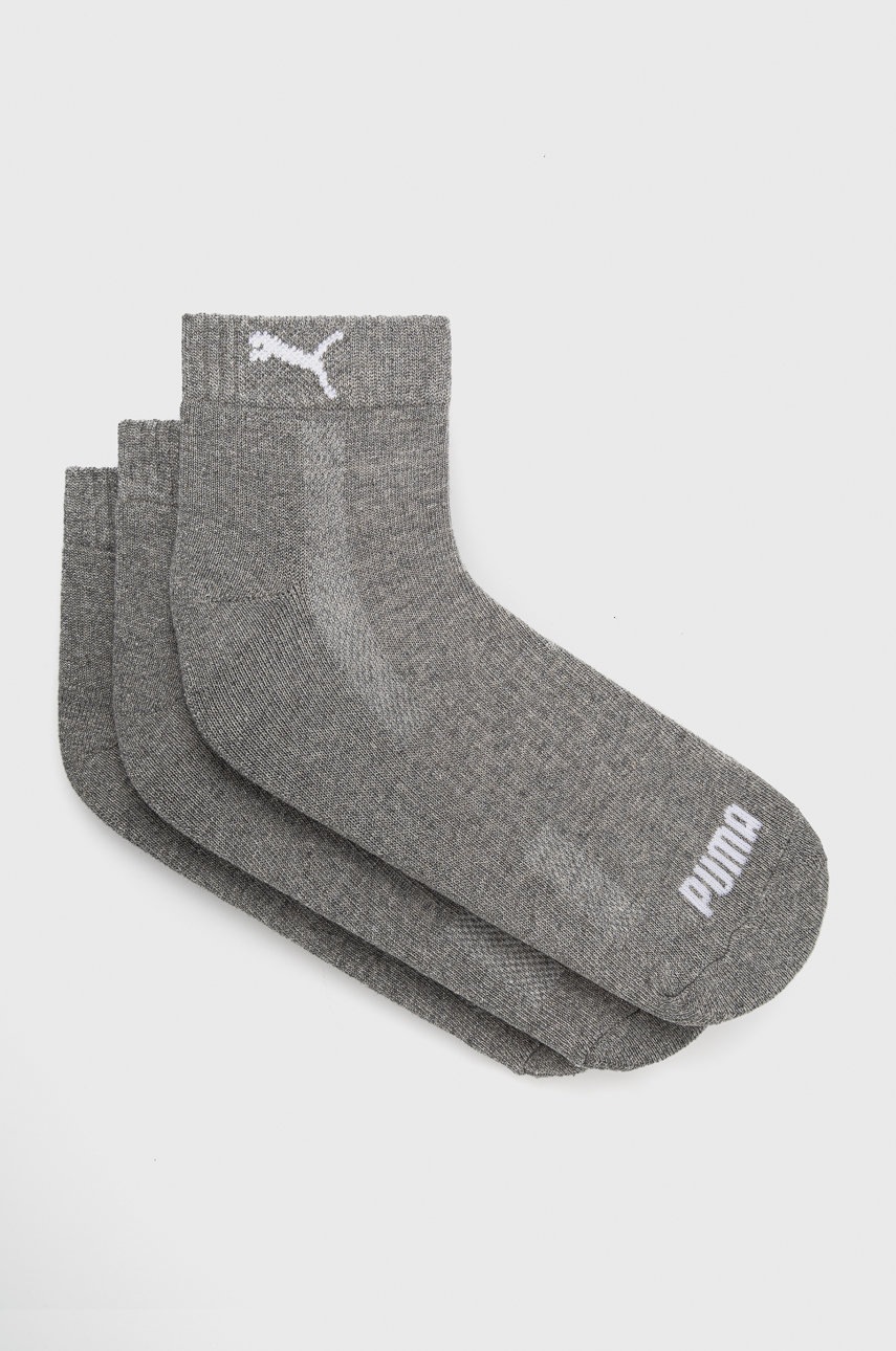 

Чорапи Puma (3 чифта) 907943. (3-pack) в сиво, Сив