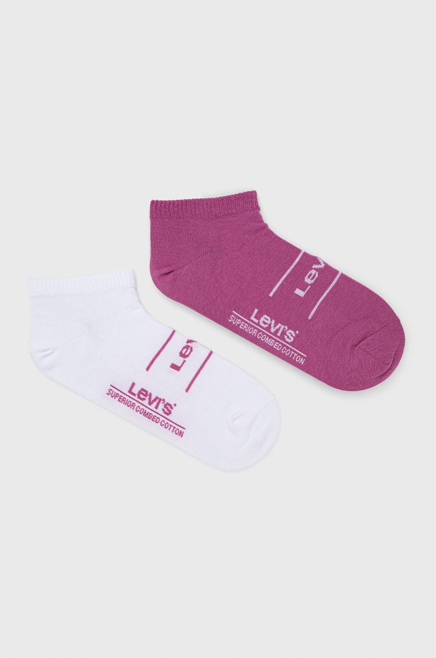 

Чорапи Levi's в розово, Розов