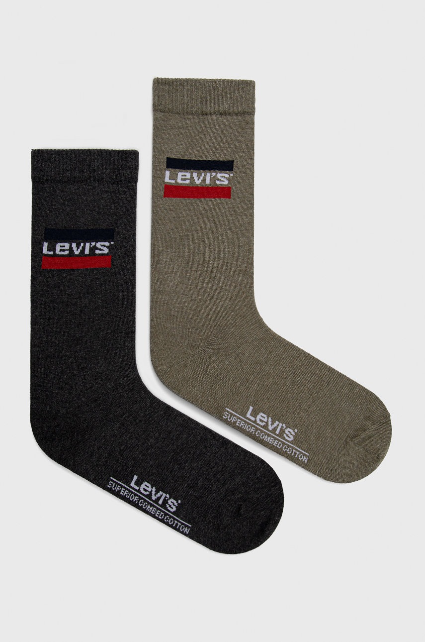 

Чорапи Levi's в зелено, Зелен