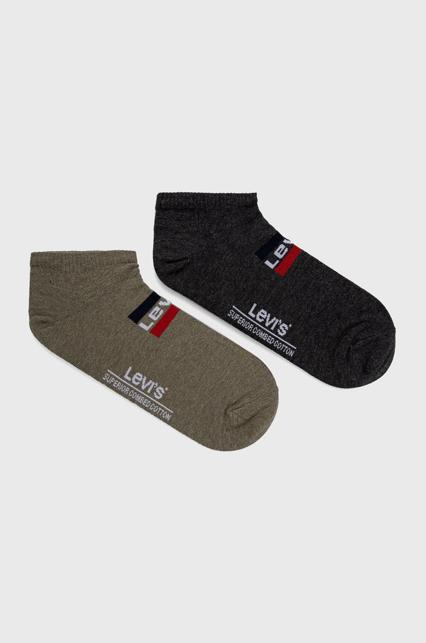 

Чорапи Levi's в зелено, Зелен