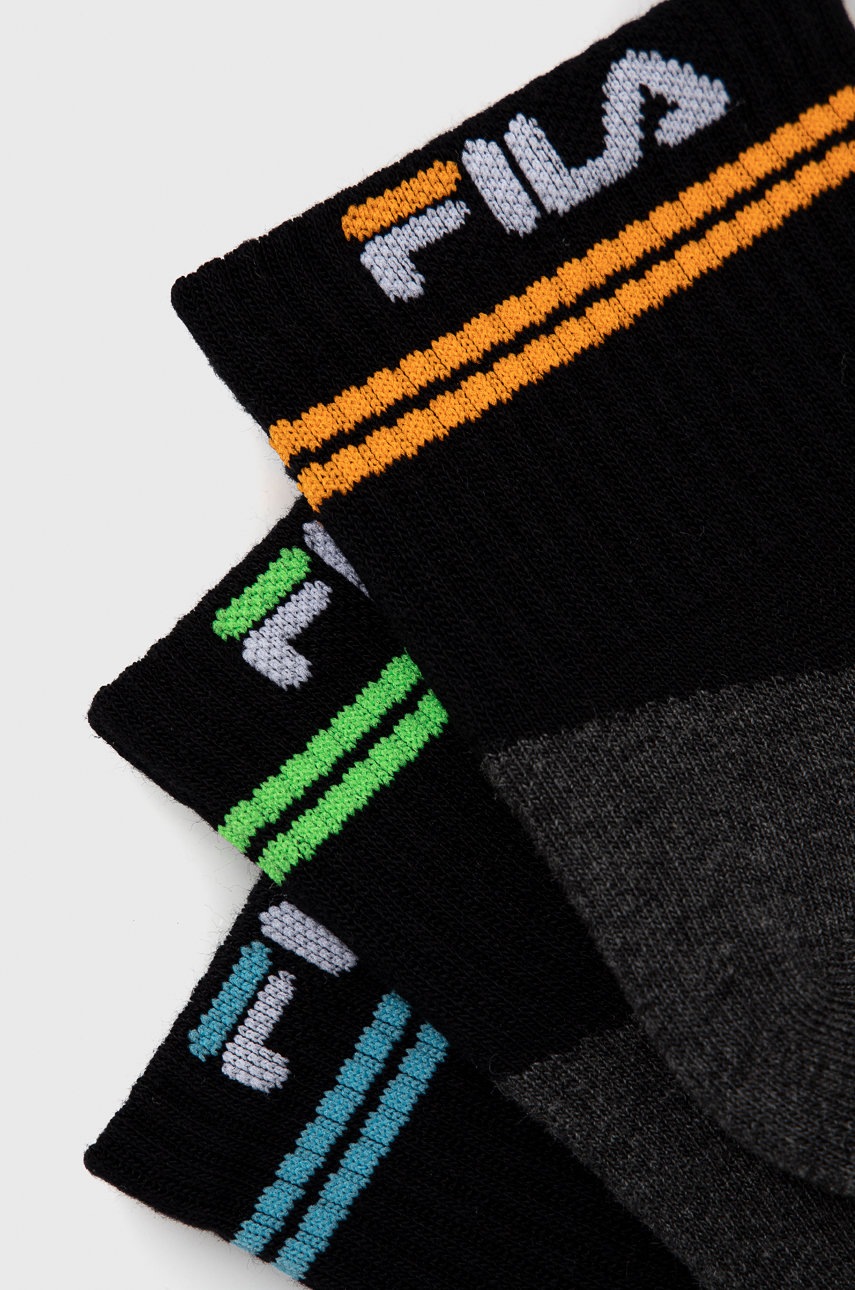

Носки Fila (3-pack) цвет чёрный