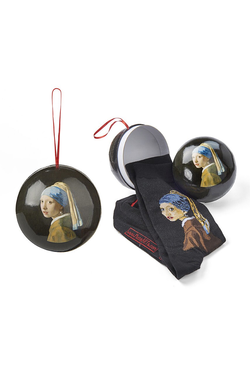 

Шкарпетки MuseARTa Jan Vermeer - Girl with a Pearl колір чорний