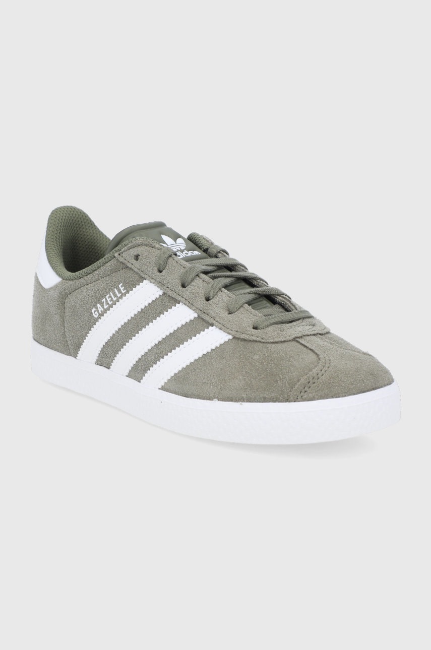 

Дитячі черевики adidas Originals колір зелений