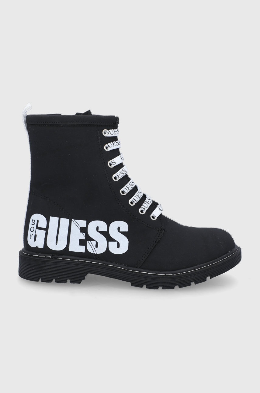 

Детски обувки Guess в черно, Черен