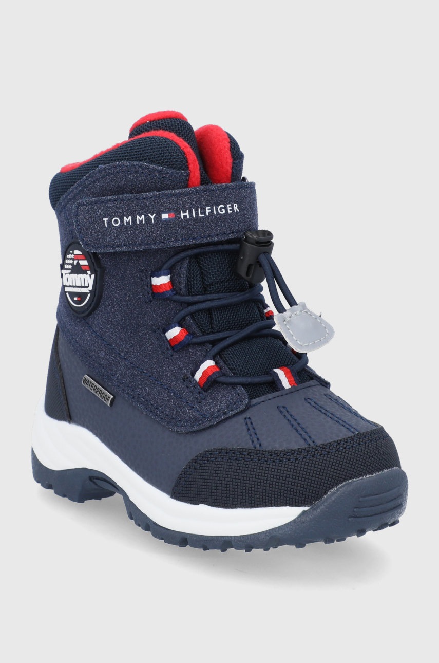 

Дитячі черевики Tommy Hilfiger колір синій
