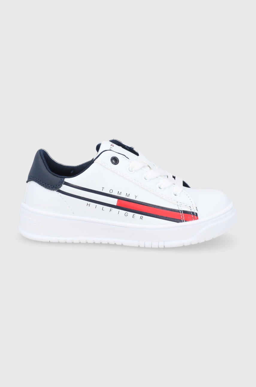 

Детски обувки Tommy Hilfiger в бяло, Бял