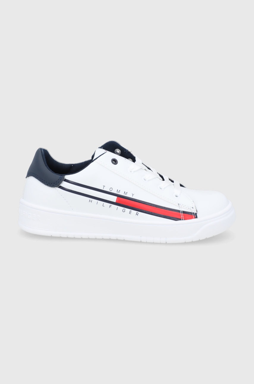 

Детски обувки Tommy Hilfiger в бяло, Бял