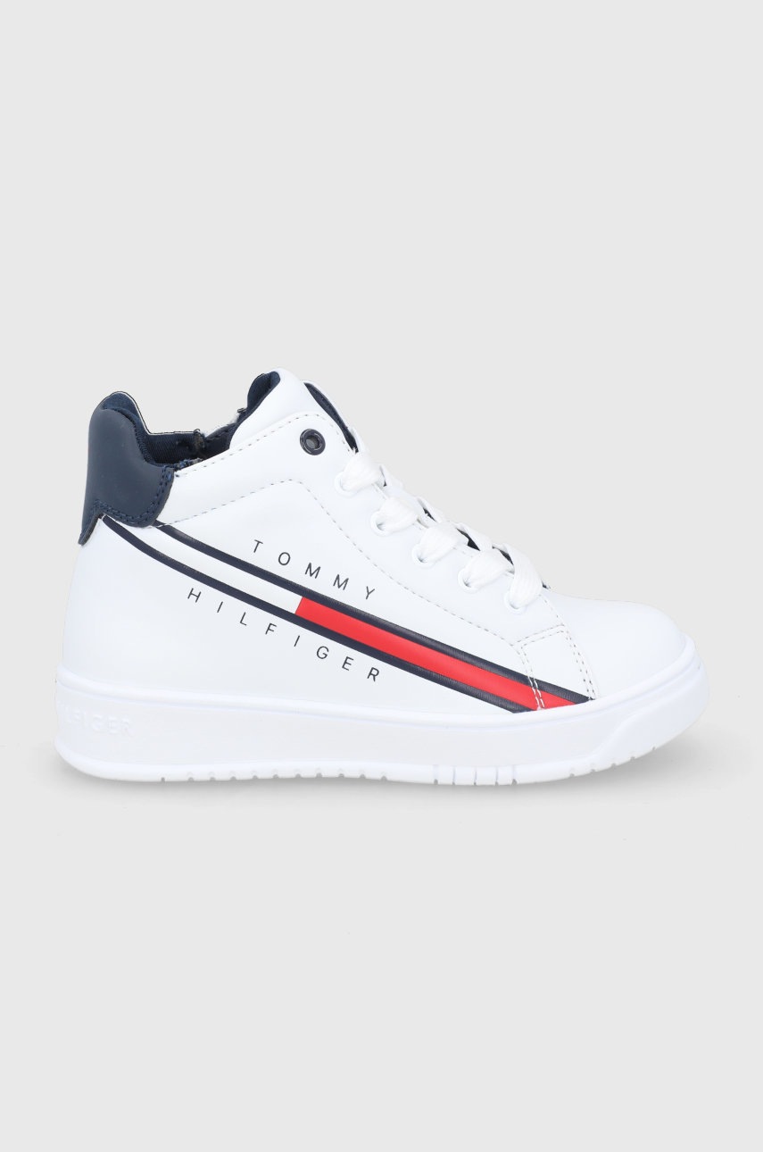 

Детски обувки Tommy Hilfiger в бяло, Бял