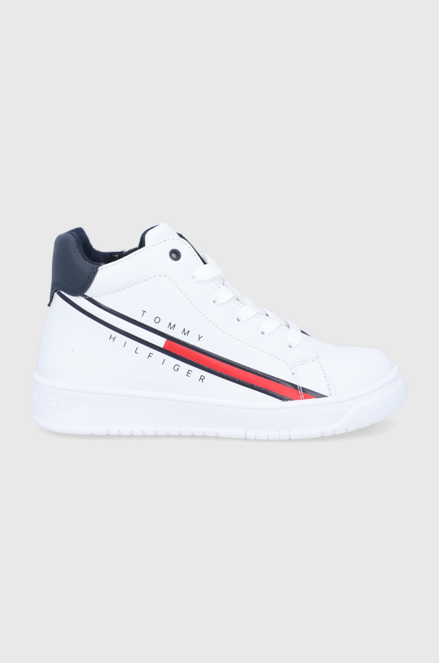 

Детски обувки Tommy Hilfiger в бяло, Бял