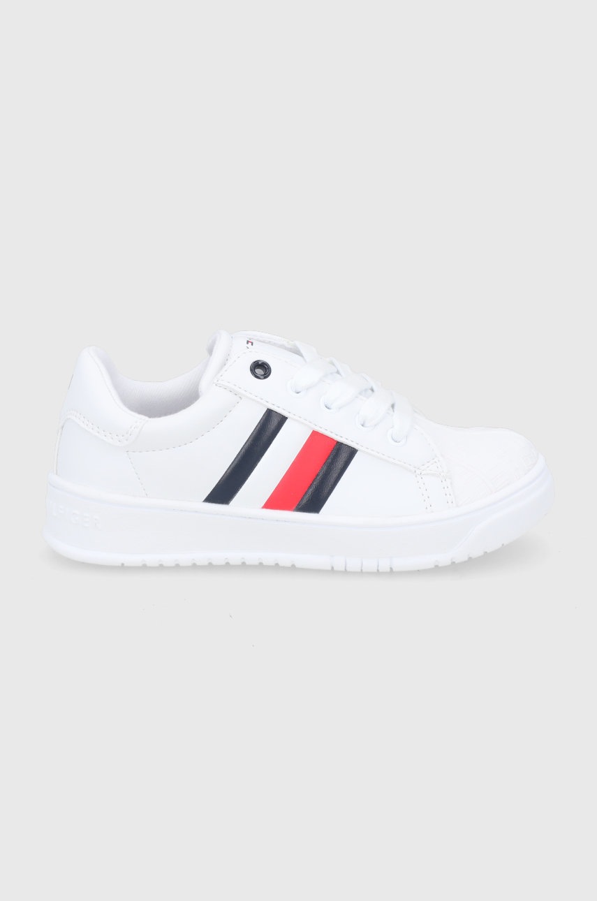 

Детски обувки Tommy Hilfiger в бяло, Бял