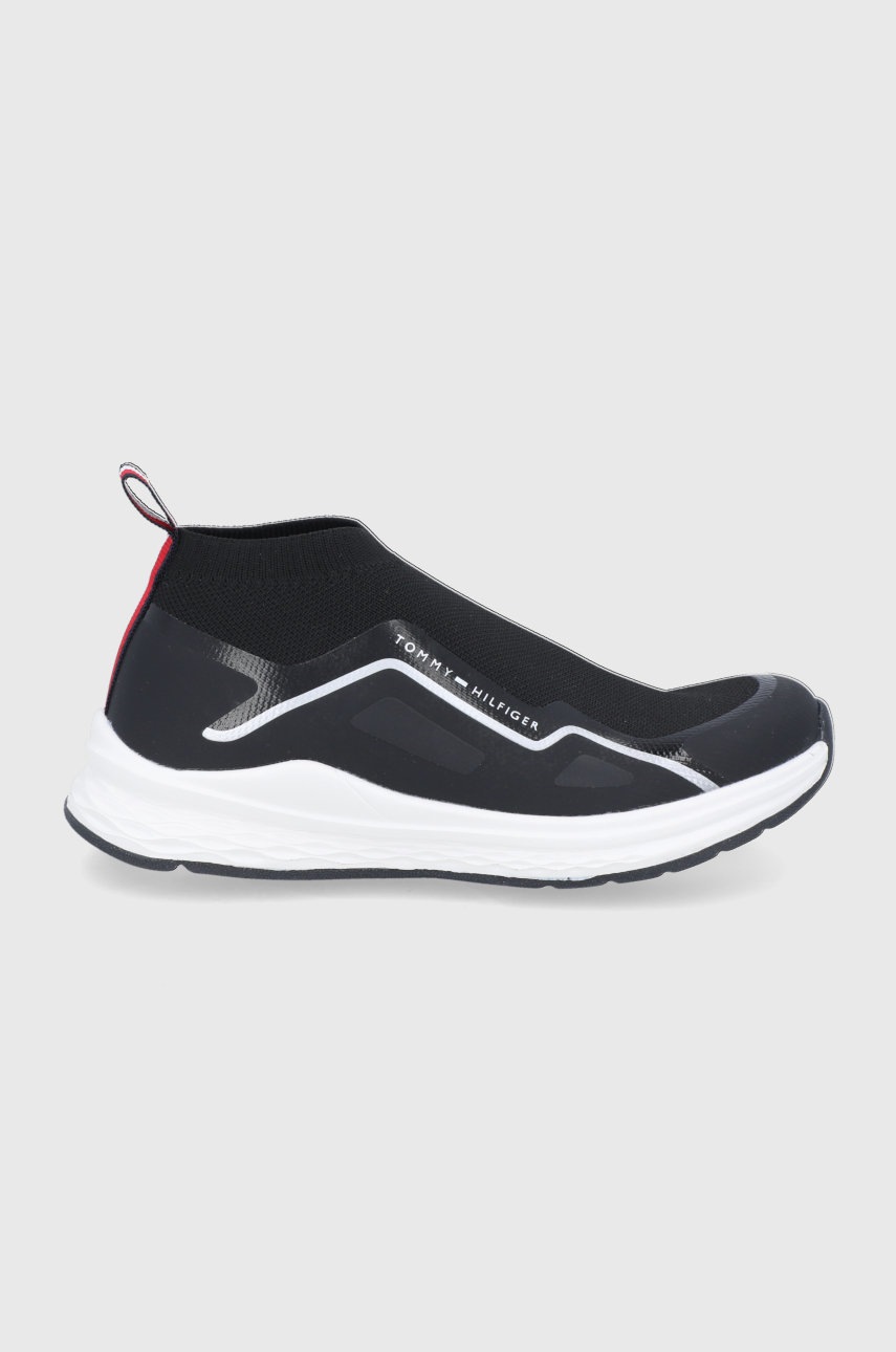 

Детски обувки Tommy Hilfiger в черно, Черен