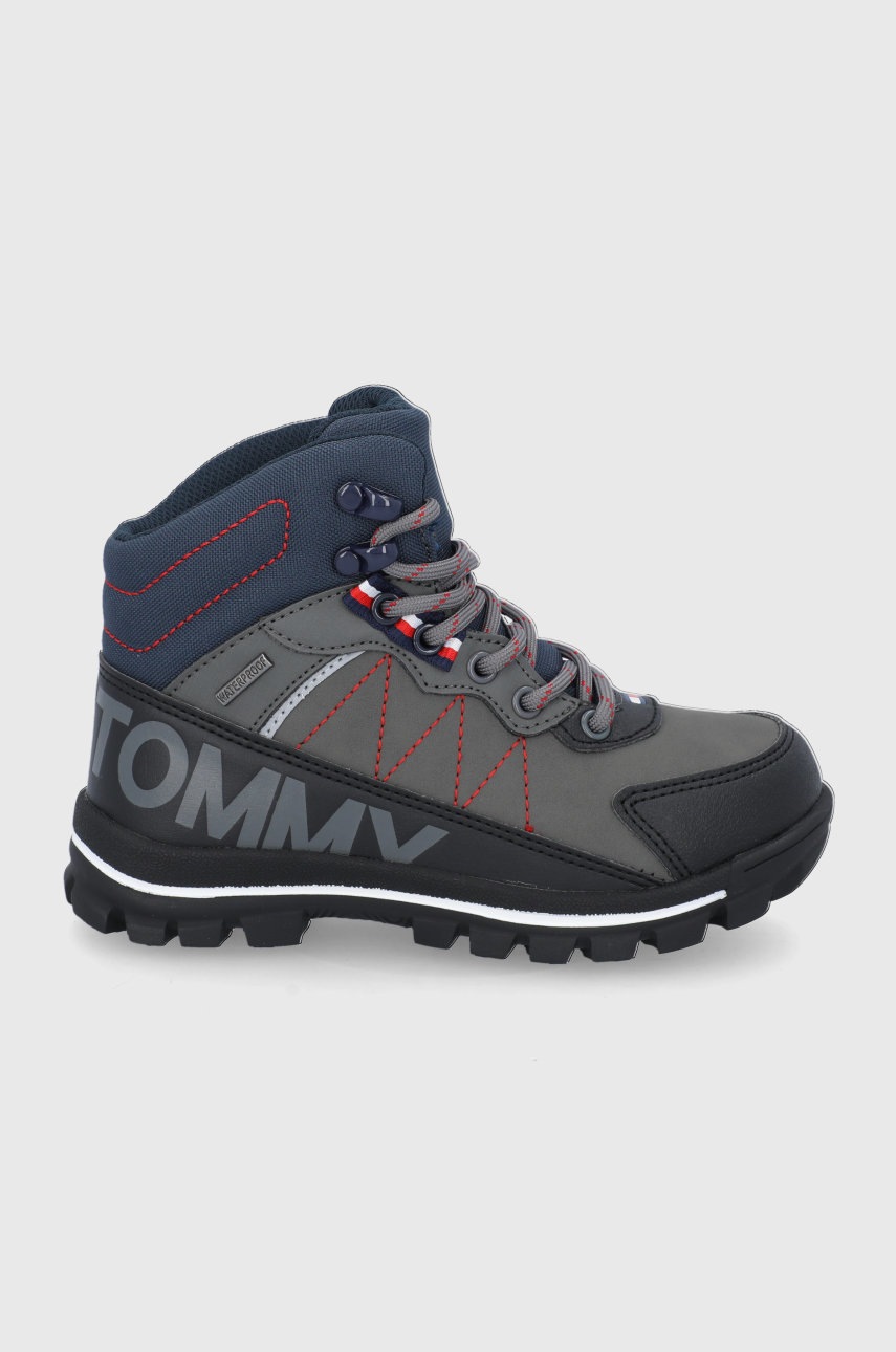 

Детски обувки Tommy Hilfiger в сиво, Сив