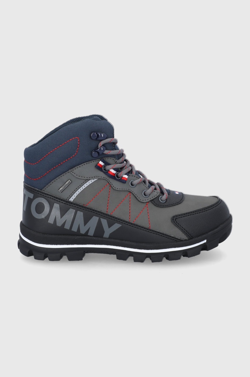 

Детски обувки Tommy Hilfiger в сиво, Сив