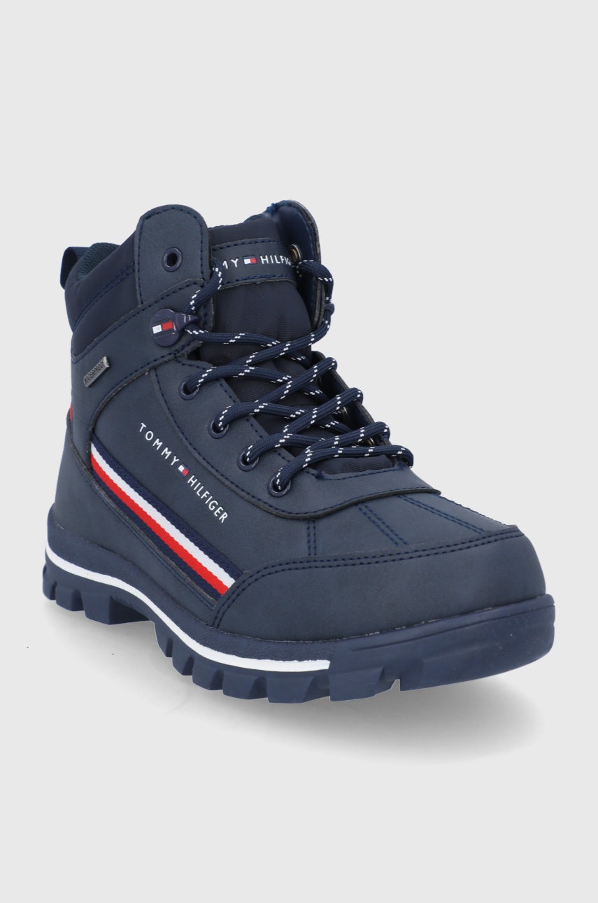 

Дитячі черевики Tommy Hilfiger колір синій
