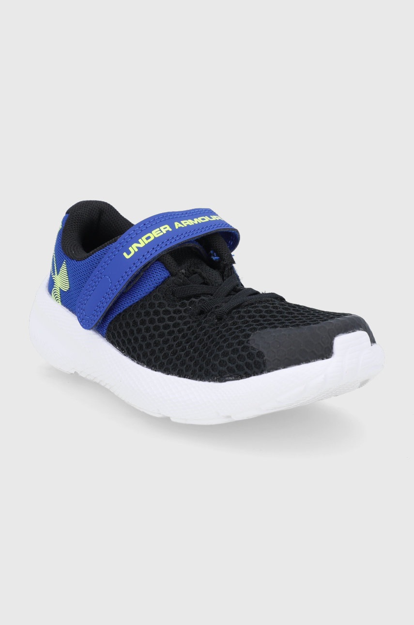 

Дитячі черевики Under Armour 3024485 колір чорний