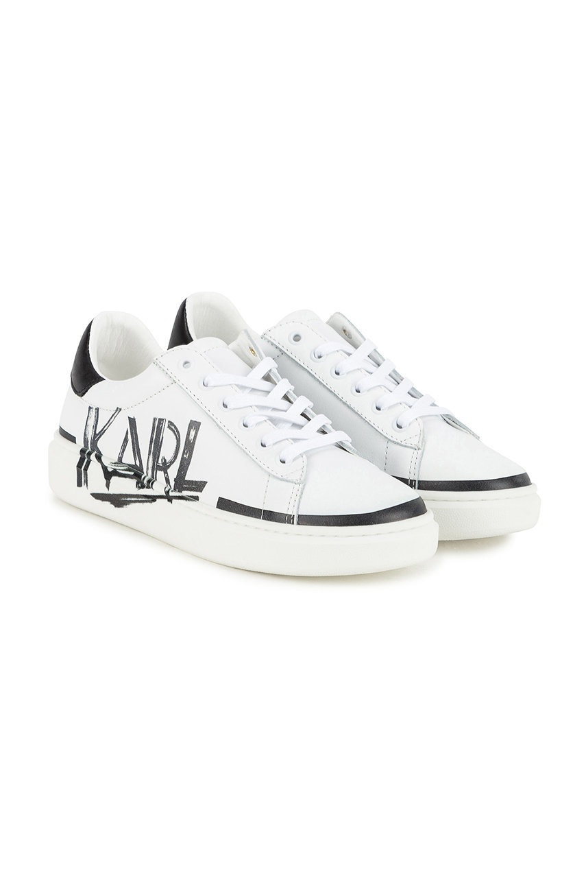 

Дитячі черевики Karl Lagerfeld колір білий