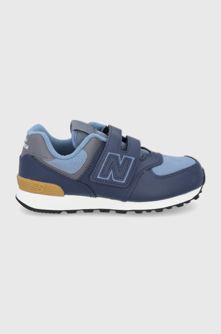New Balance - incaltaminte din piele pentru copii pv574lx1