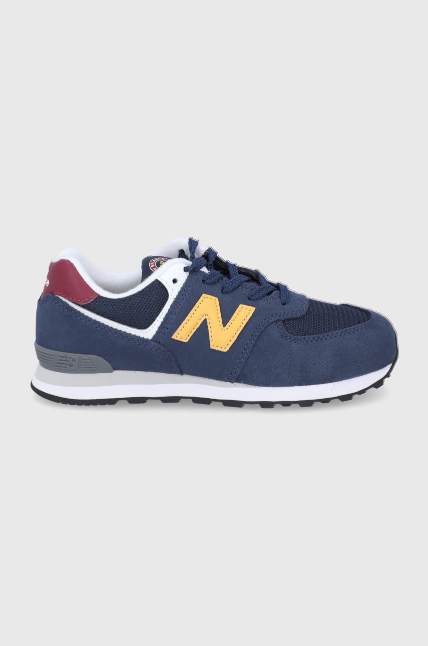 New balance pantofi gc574hw1 culoarea albastru marin