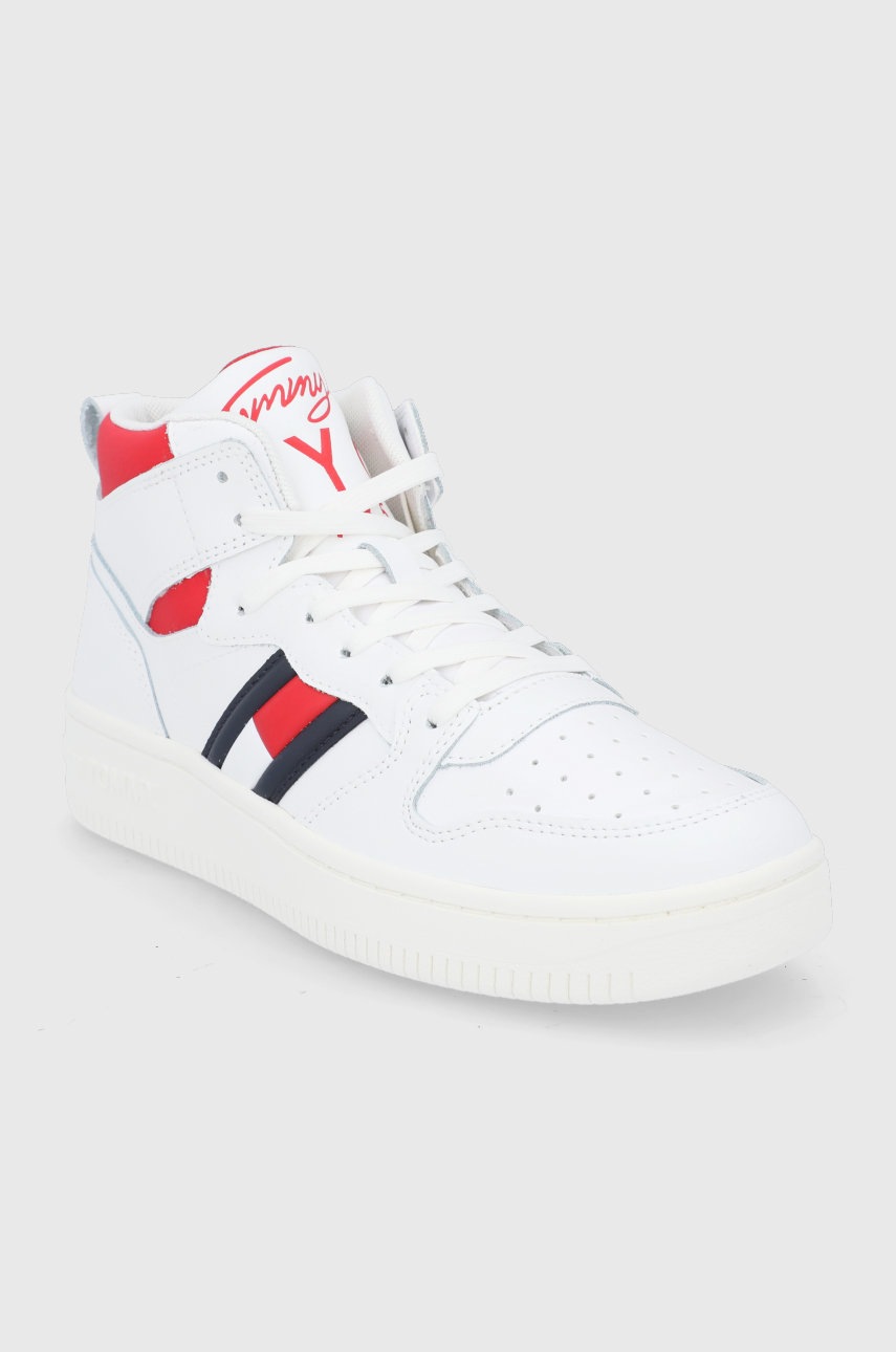 

Черевики Tommy Jeans колір білий на платформі