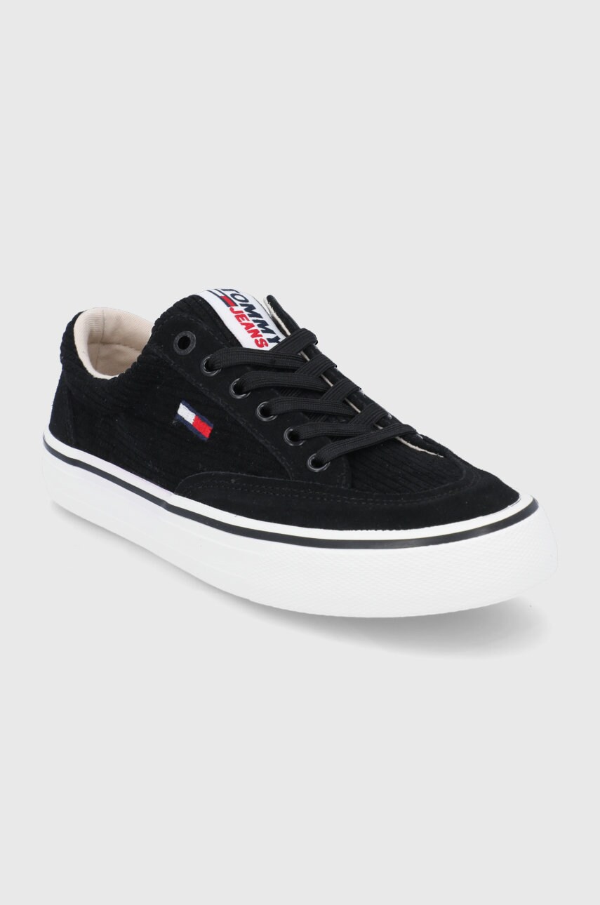 

Кеды Tommy Jeans женское цвет чёрный