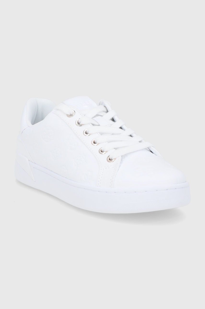 

Ботинки Guess цвет белый на платформе