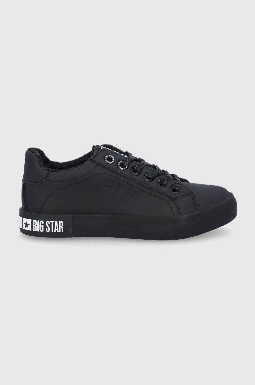Big Star Pantofi culoarea negru, cu toc plat answear.ro imagine noua 2022