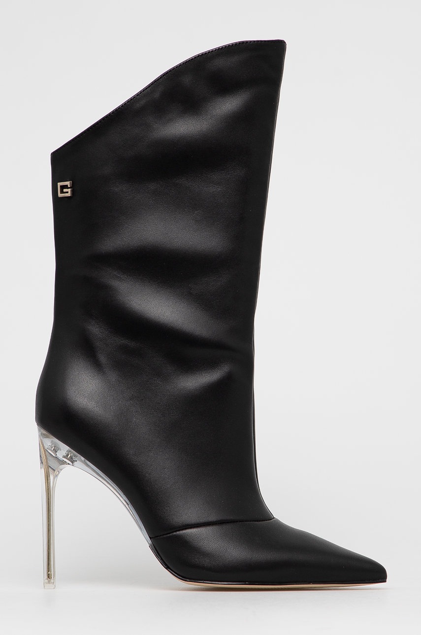 

Guess - Кожени ботуши, Черен