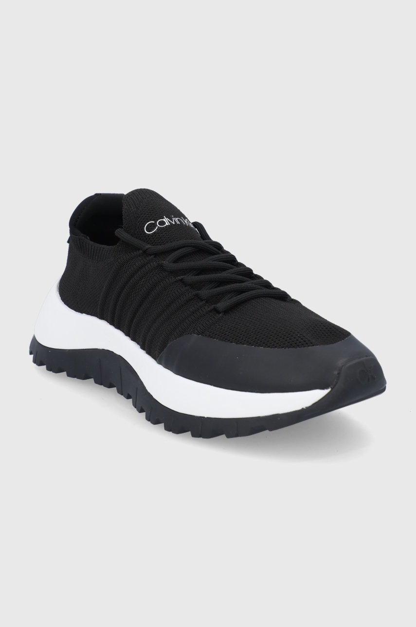 

Ботинки Calvin Klein цвет чёрный на плоском ходу